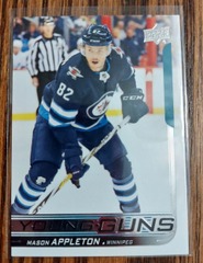 2018-19 Upper Deck Update Young Guns Rookie #516 Mason Appleton